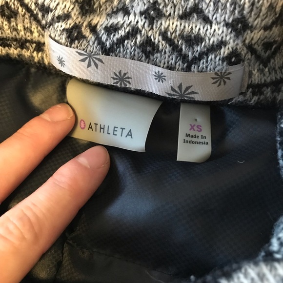 Athleta Down About Vest Fair Isle - Picture 3 of 6